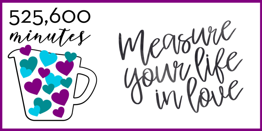 Measure your life in Love - Lent/Easter 2023 banner