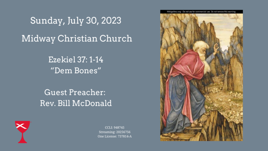 Dem Bones Ezekiel 37: 1-14 – 2023/7-30
